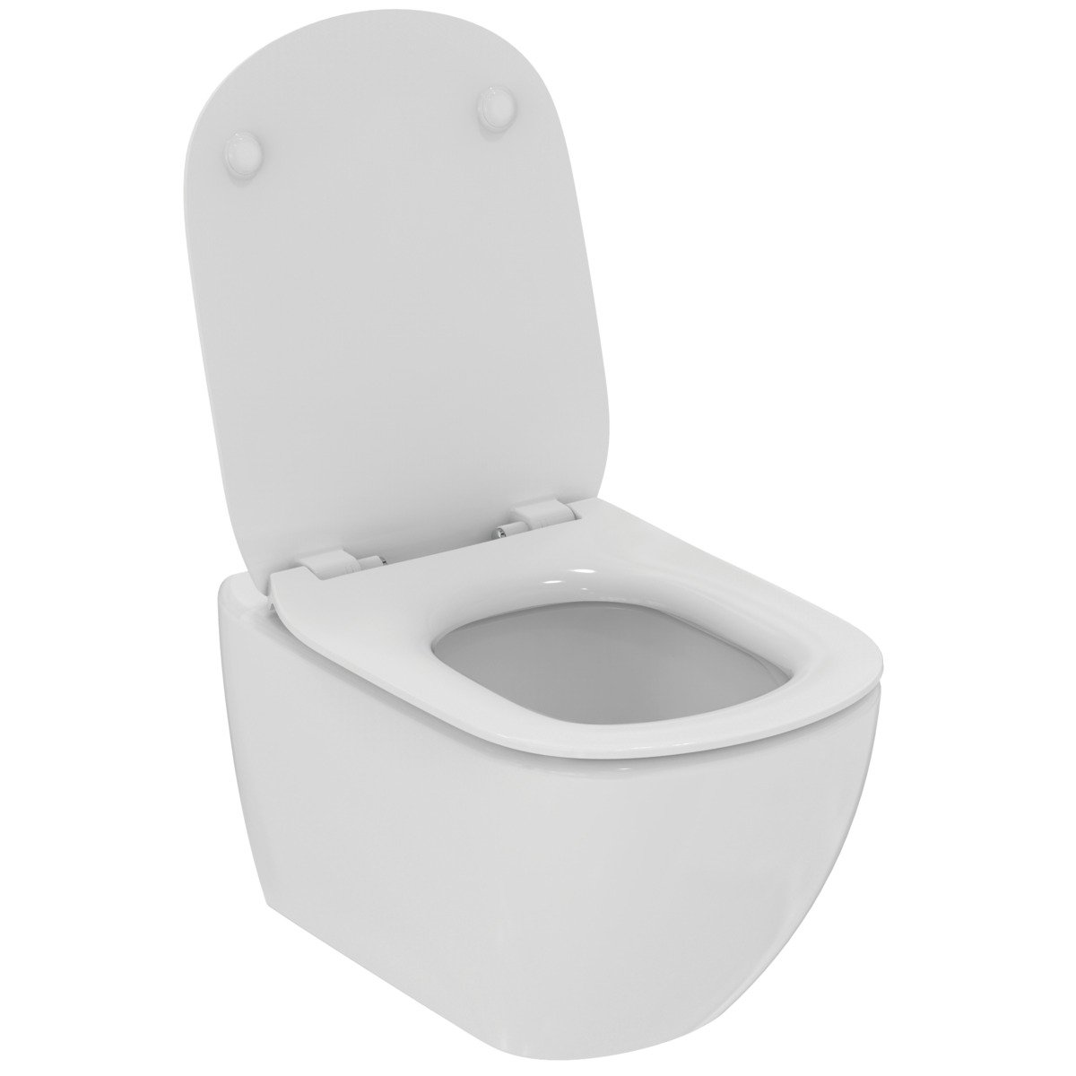 Ideal Standard Tesi wc csésze lassú záródású ülőkével függesztett dilettációs szivacs nélkül fehér fényes T354601