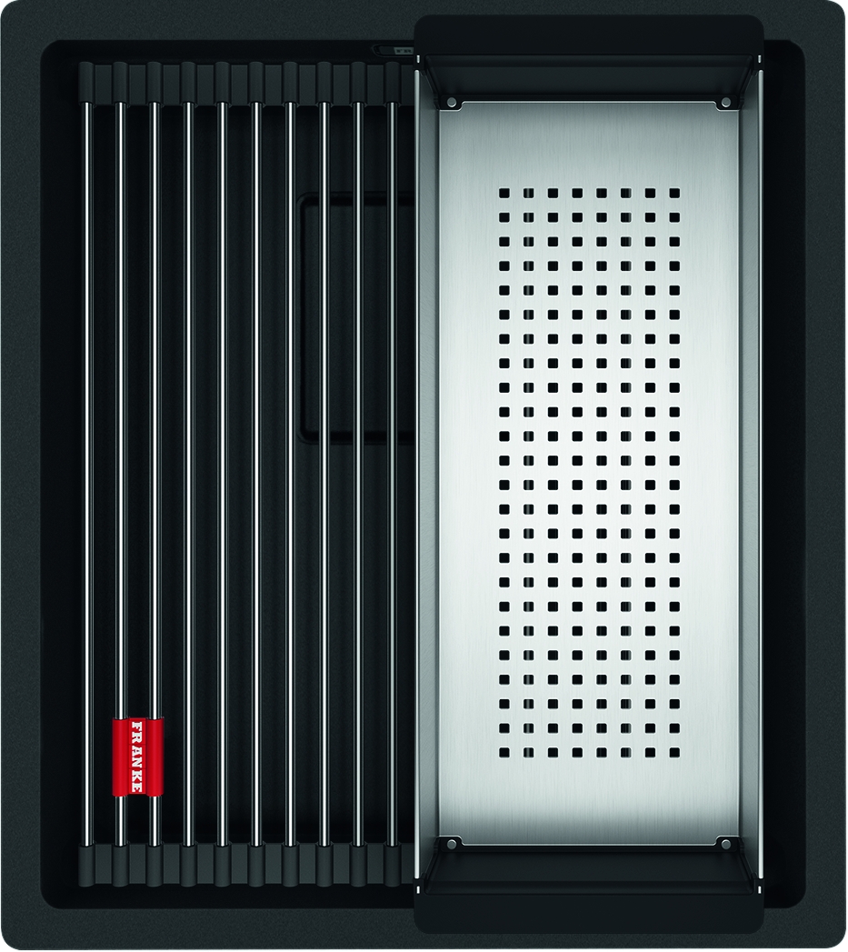 Franke Kanon gránit mosogató 46x41 cm fekete 125.0721.149