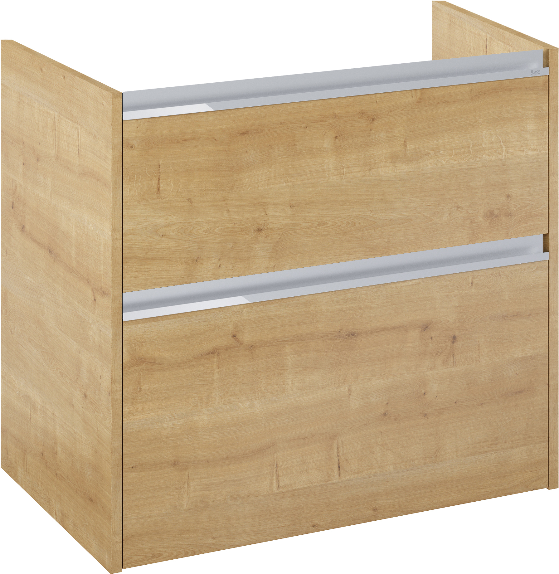 Roca Gap Pro szekrény 98.5x45.1x63.5 cm mosdókagyló alá akasztható tölgy A857902464