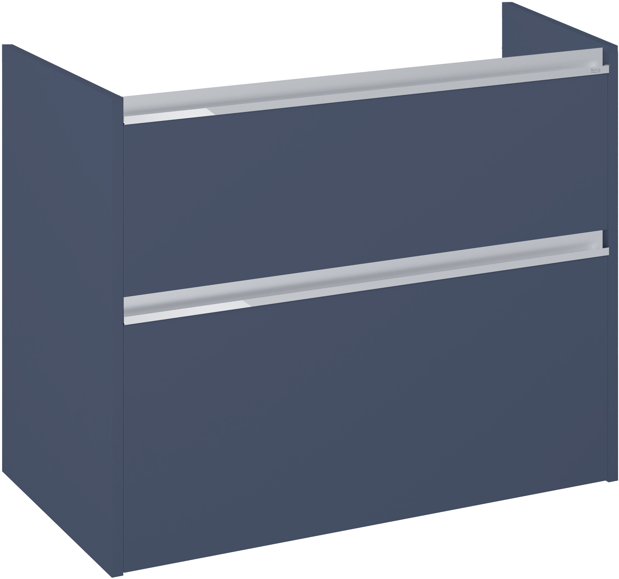 Roca Gap Pro szekrény 98.5x45.1x63.5 cm mosdókagyló alá akasztható kék A857902538