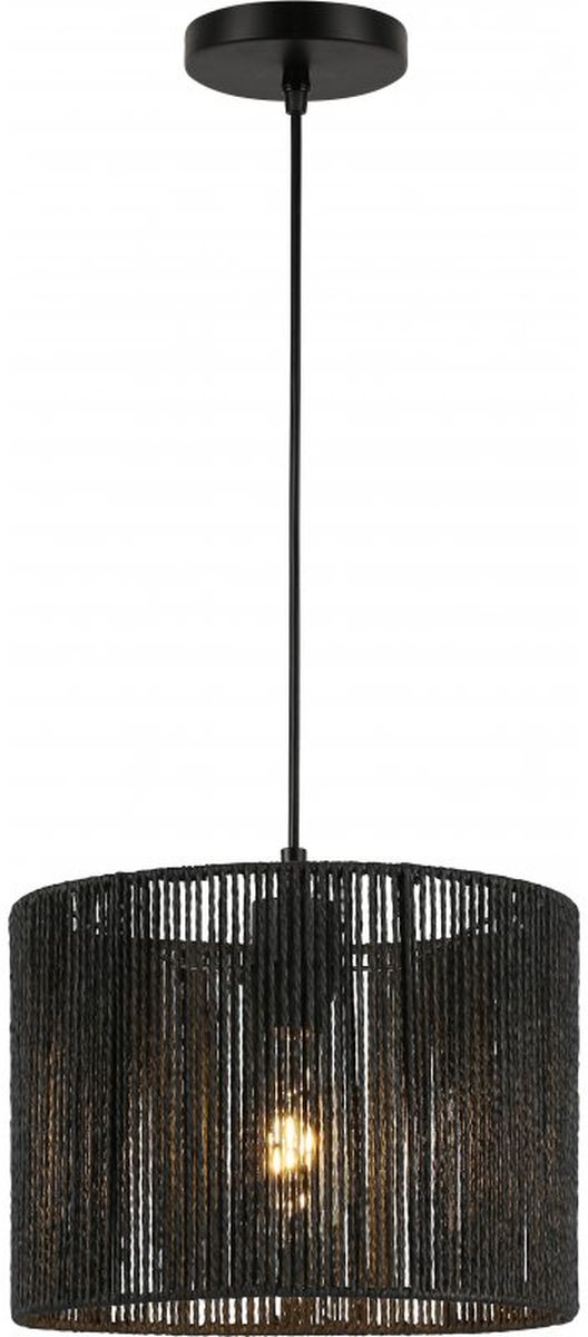 GTV Foresto függőlámpa 1x40 W fekete OS-FORES-10-DEC