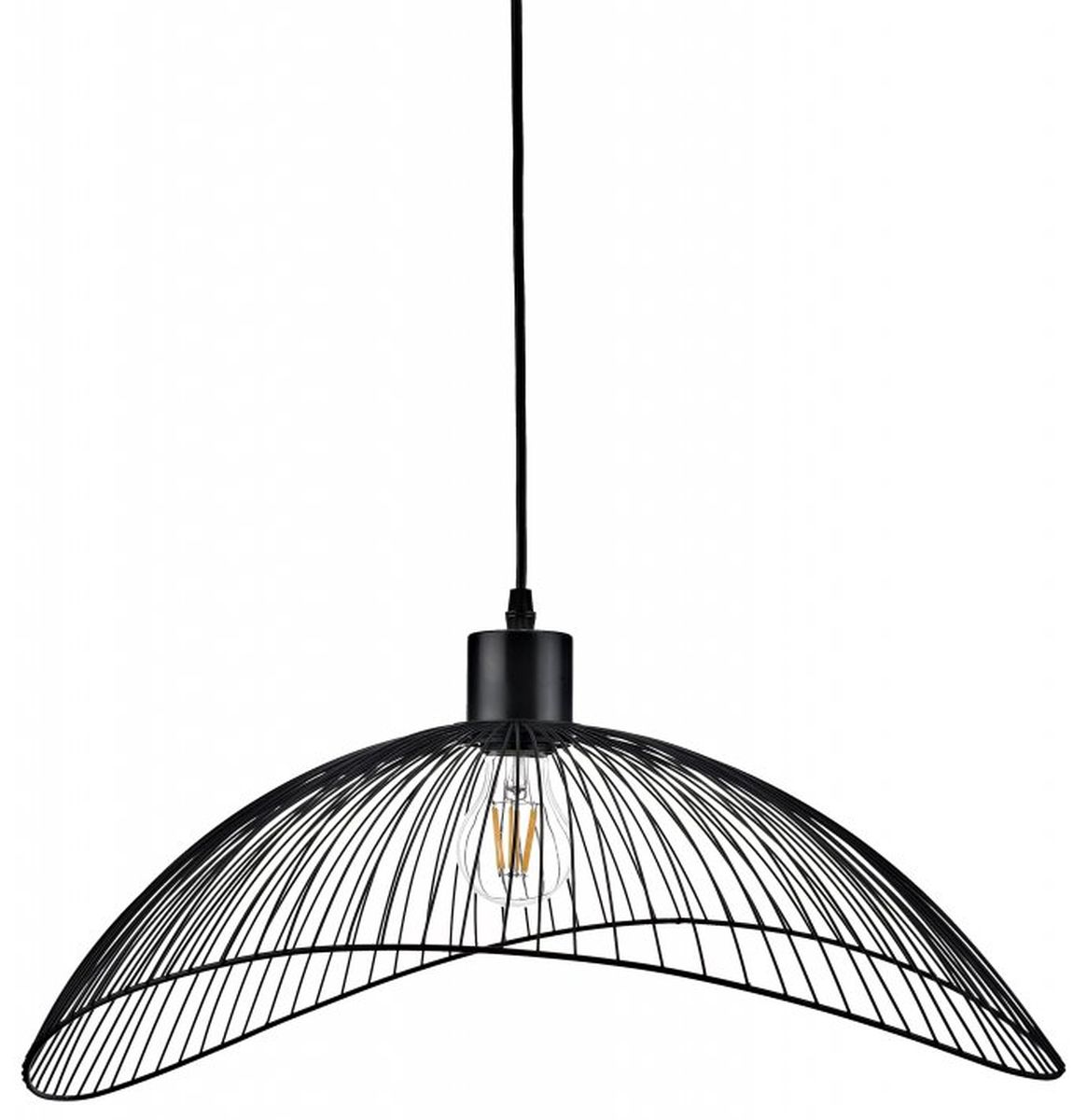 GTV Reto függőlámpa 1x40 W fekete OS-RETO1-10-DEC