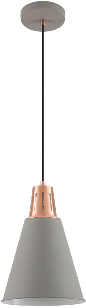 GTV Gianni függőlámpa 1x40 W arany-szürke/hamvas OS-GIAN-E27-16-DEC