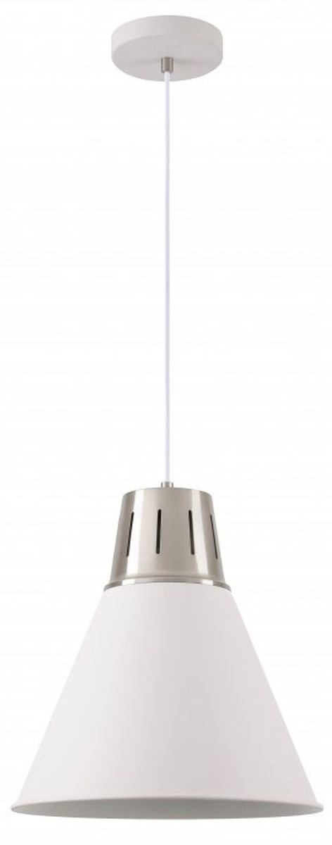 GTV Gianni függőlámpa 1x40 W fehér-ezüst OS-GIAN-L-E27-03-DEC
