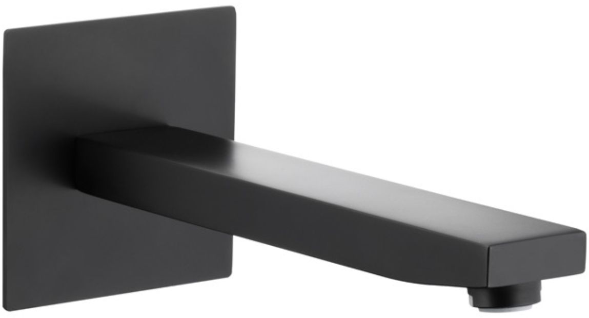 KFA Armatura Logon Black kifolyócső csaptelep fürdőkádhoz fekete 836-005-81