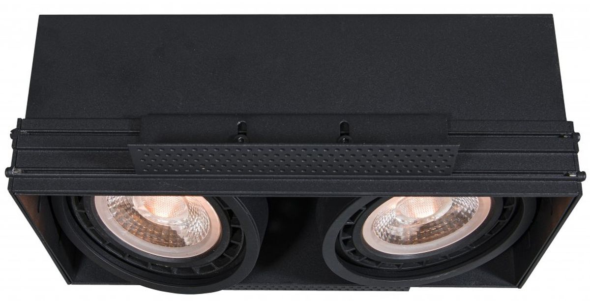 GTV Milo beépített lámpa 2x40 W fekete OS-MILO2-10-DEC