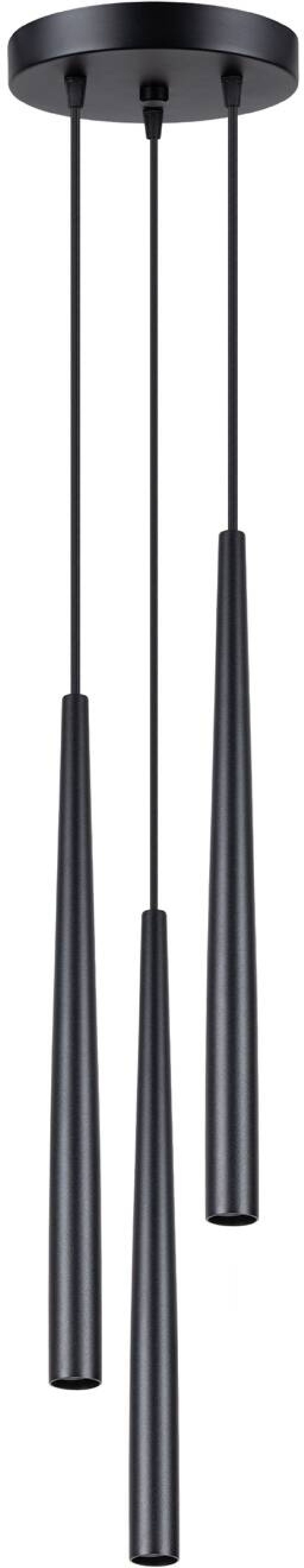 Sollux Lighting Bliss függőlámpa 3x8 W fekete SL.1463