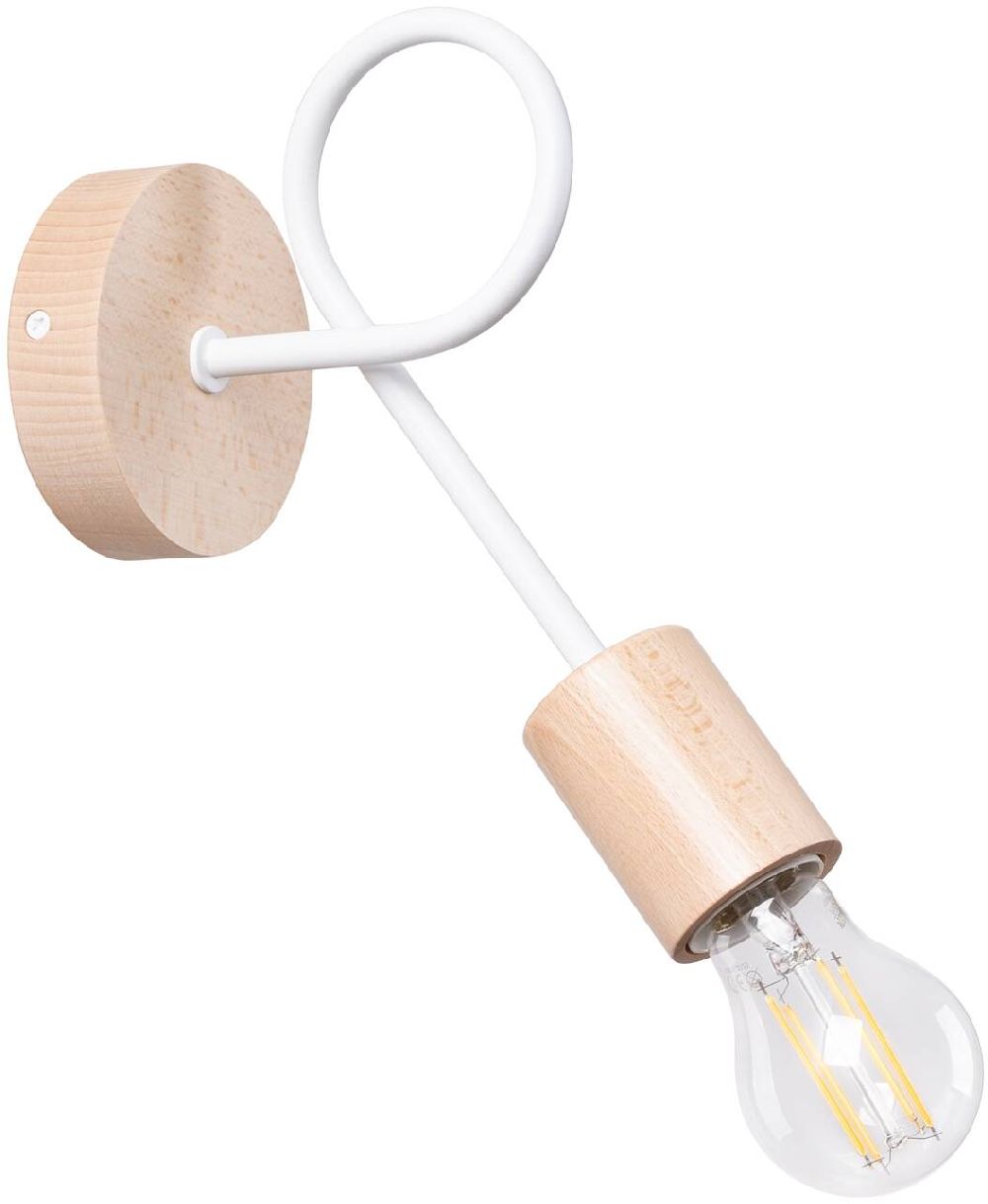 Sollux Lighting Ember oldalfali lámpa 1x15 W fehér SL.1473