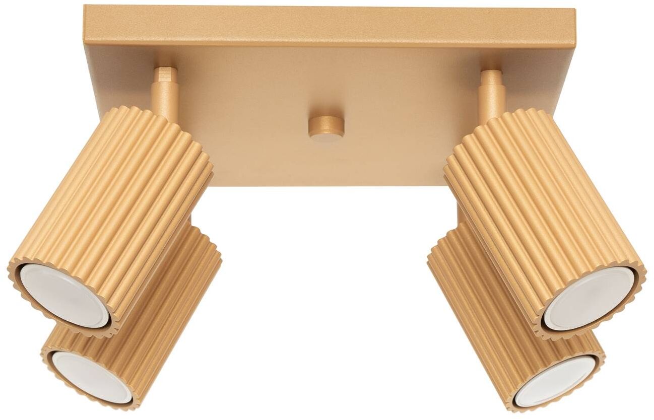 Sollux Lighting Karbon mennyezeti lámpa 4x10 W arany SL.1564