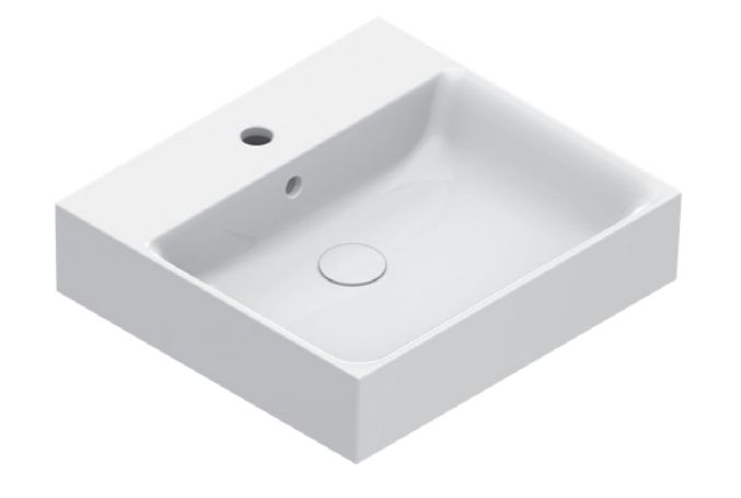 Catalano New Premium mosdótál 50x47 cm négyszögletes klasszikus-beépíthető fehér 0220501001