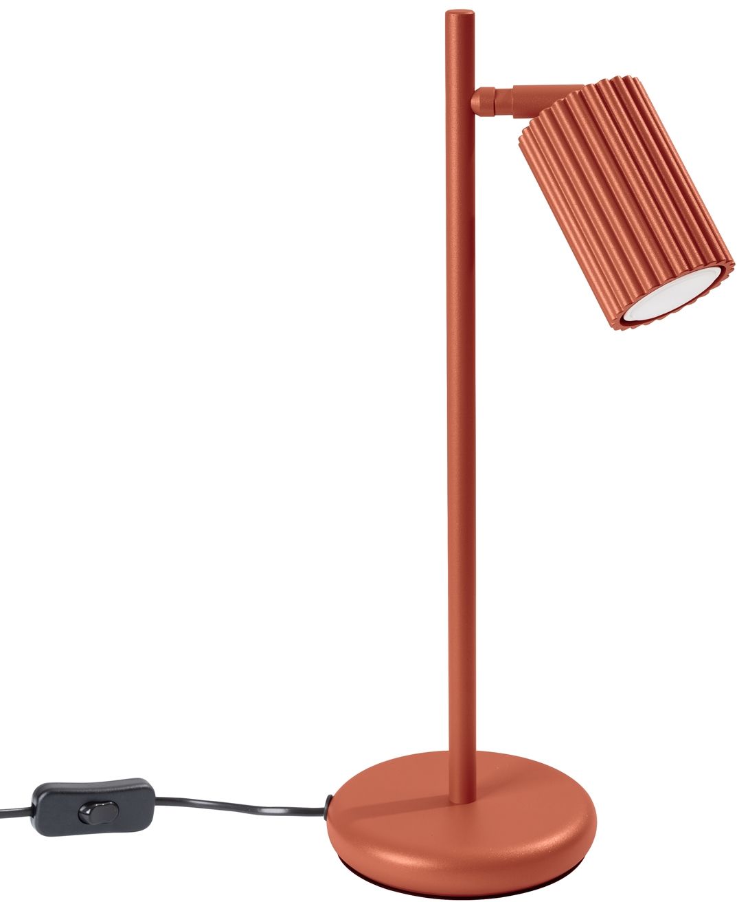 Sollux Lighting Karbon asztali lámpa 1x10 W piros SL.1643