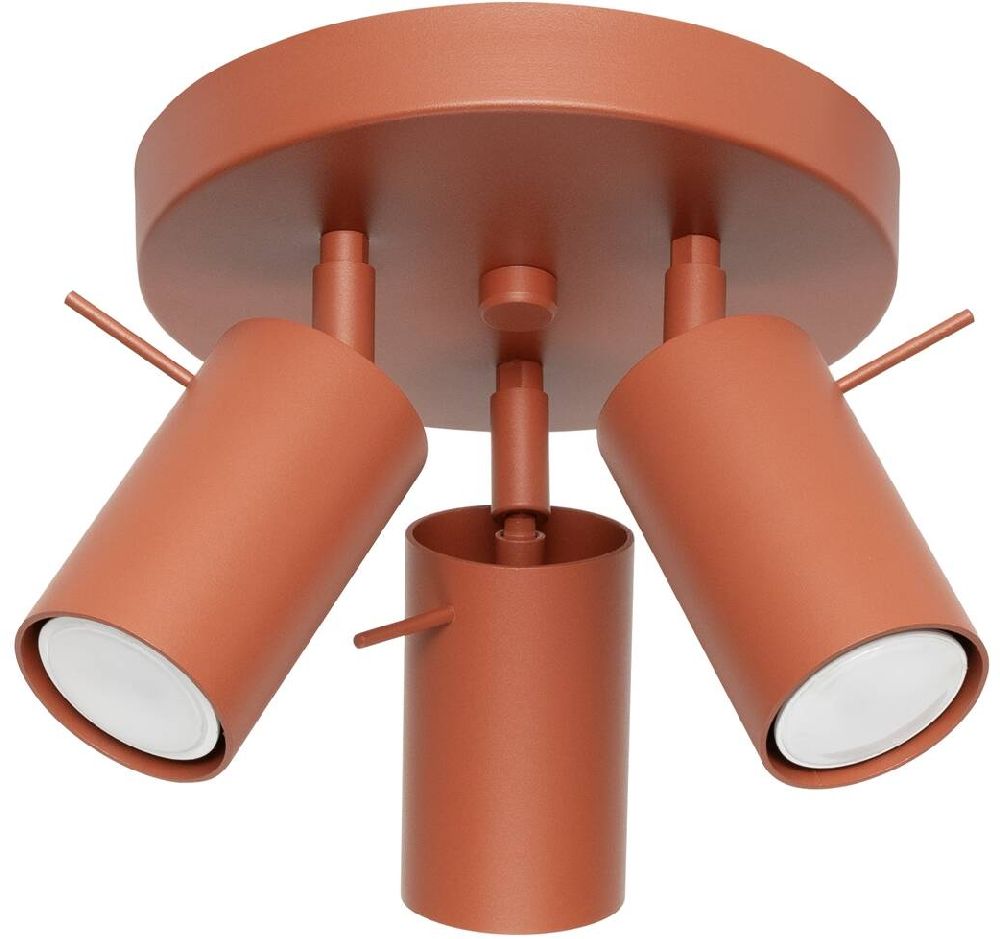 Sollux Lighting Ring mennyezeti lámpa 3x10 W piros SL.1509