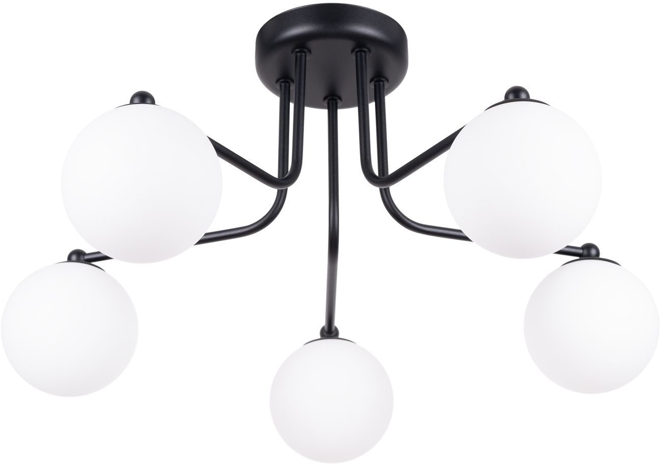 Sollux Lighting Astral mennyezeti lámpa 5x8 W fehér-fekete SL.1663