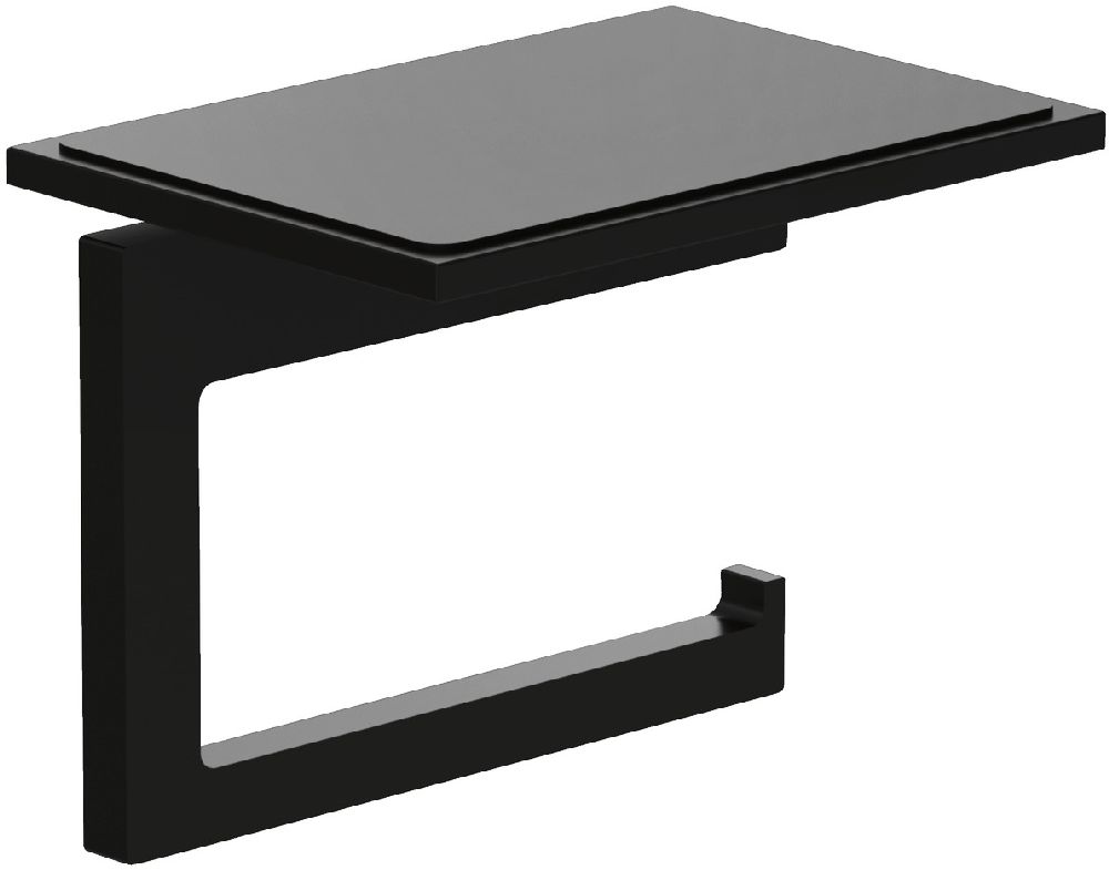 Kludi Vela C wc papír tartó fekete 3197139