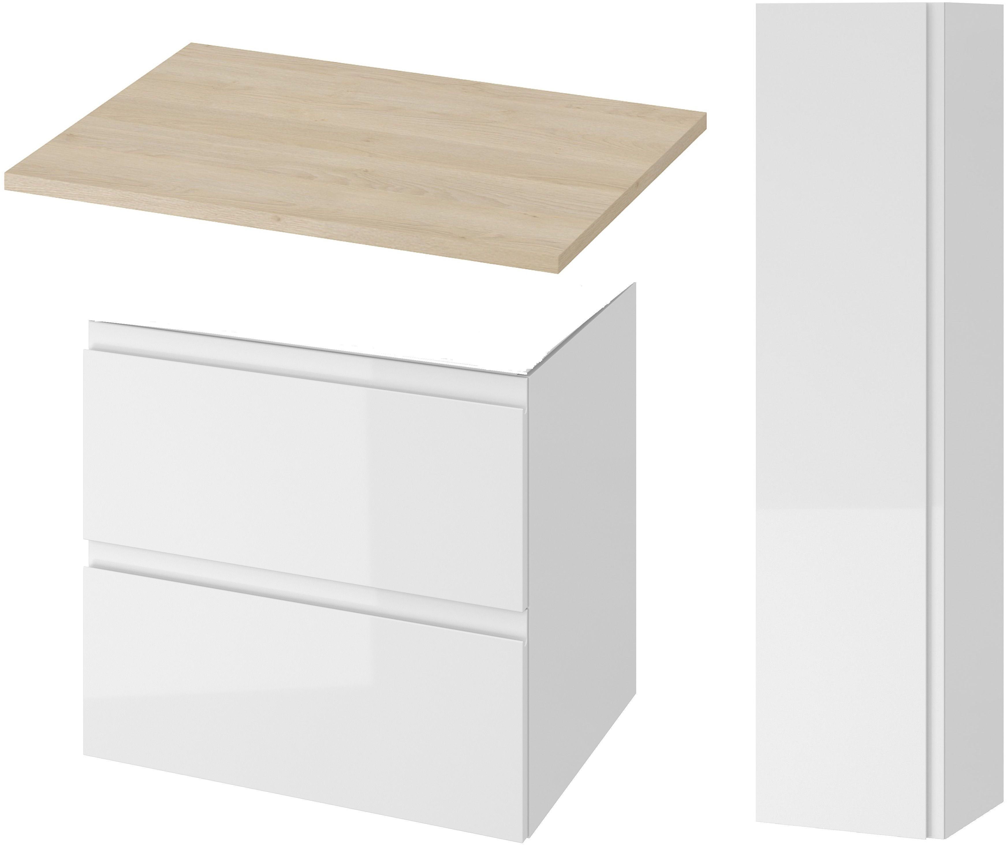 Készlet szekrény Cersanit Moduo S590-020-DSM, szekrény Cersanit Moduo S590-010-DSM, S590-022