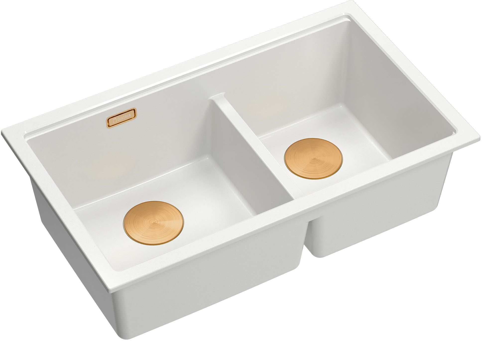 Quadron Logan graniteq mosogató 76x45 cm fehér HQL7645U1_PVDC1_U