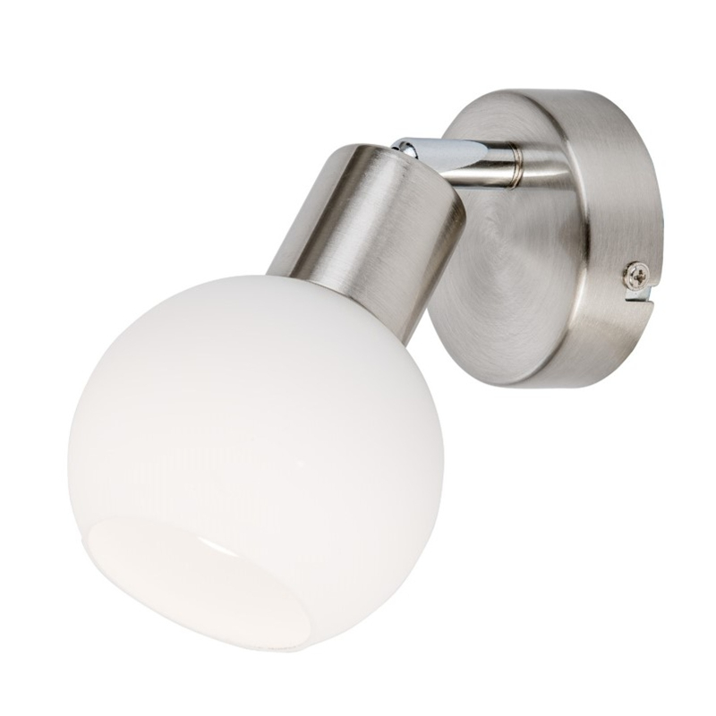 Globo Lighting Loxy oldalfali lámpa 1x5 W fehér-nikkel 871601016X