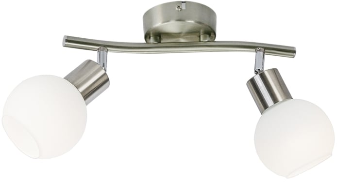 Globo Lighting Loxy oldalfali lámpa 2x5 W fehér-nikkel 871602016X