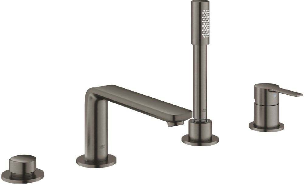 Grohe Lineare kád és zuhany csaptelep fürdőkád fölé Brushed Hard Graphite 19577AL1