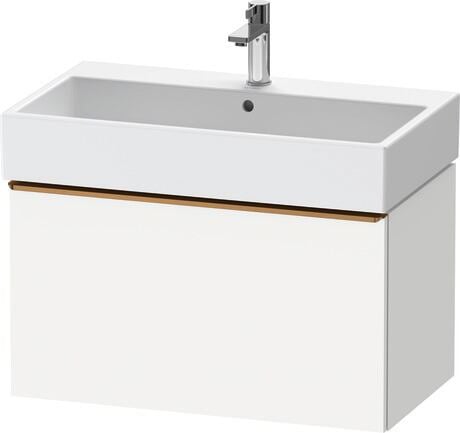 Duravit D-Neo szekrény 78.4x44.2x44 cm mosdókagyló alá akasztható fehér DE4273004180000