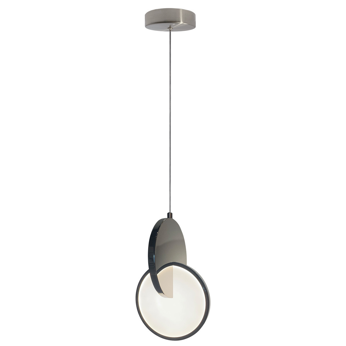 Light Prestige Circlo függőlámpa 1x8 W króm LP-1311/1P CH