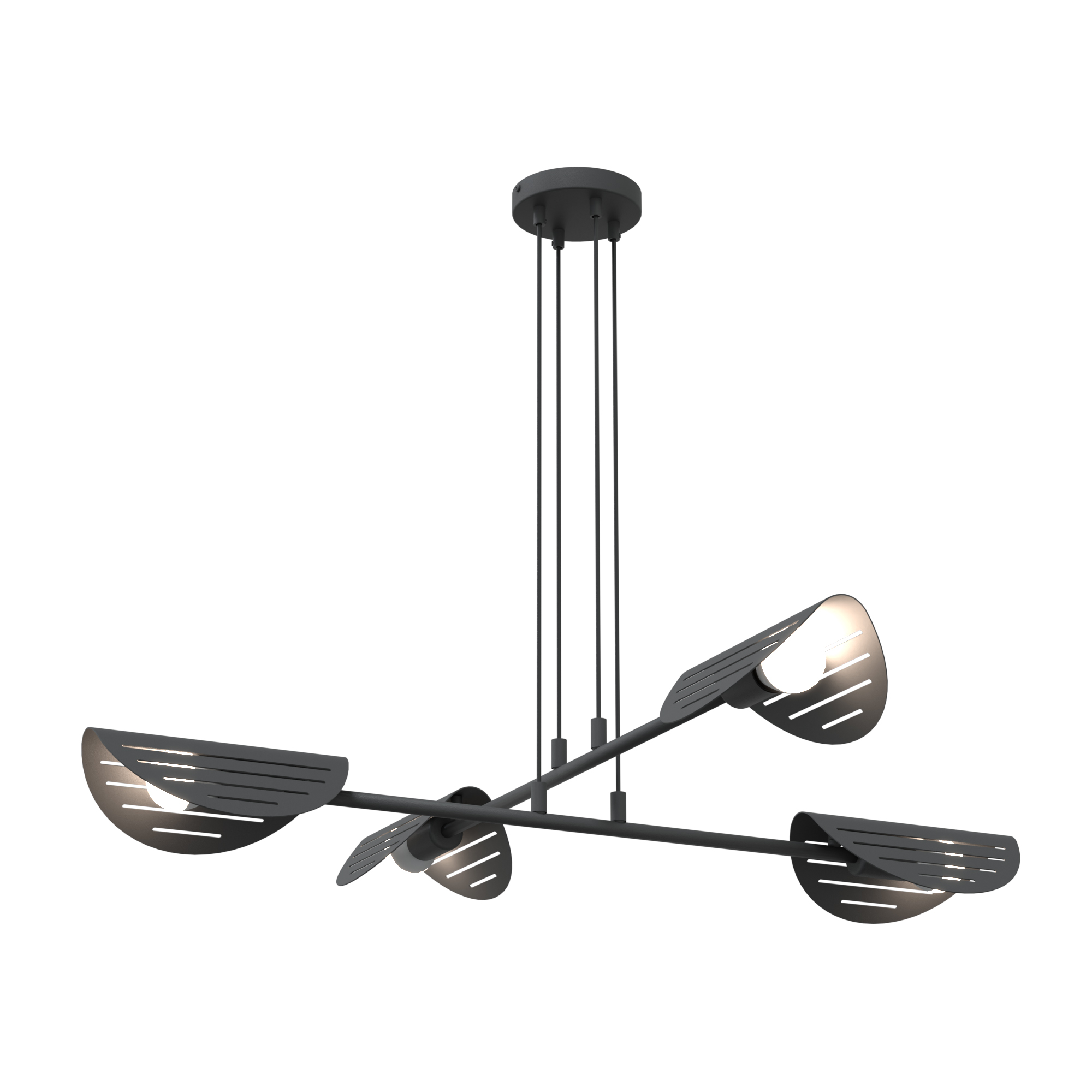 Emibig Saber függőlámpa 4x15 W fekete 1430/4