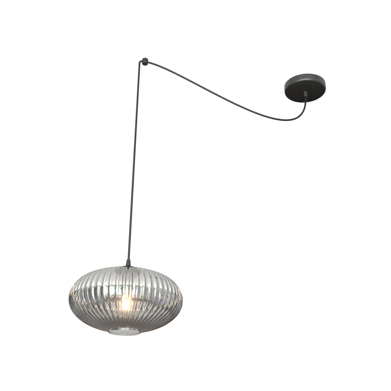 Emibig Origo függőlámpa 1x15 W fekete-grafit 1375/1