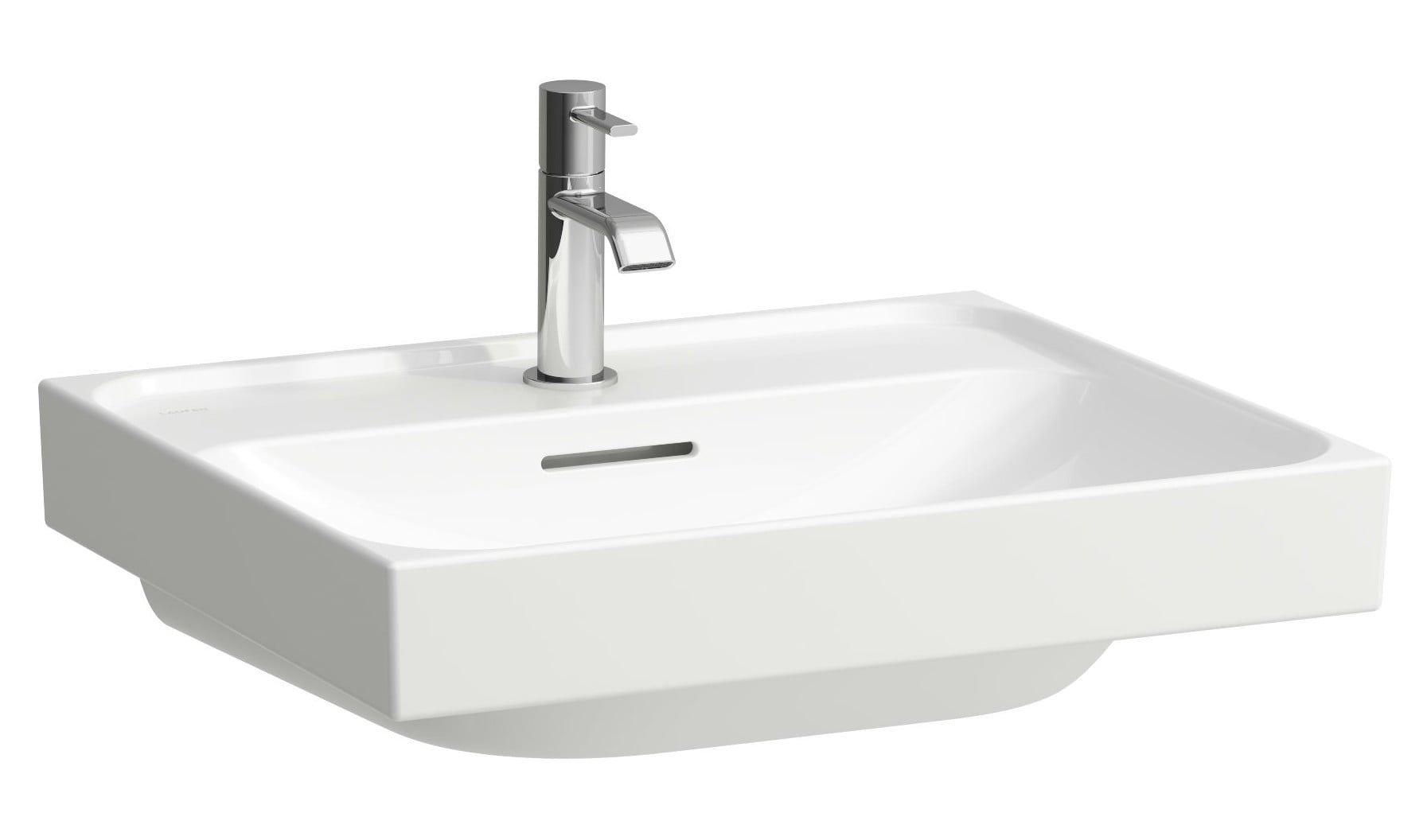 Laufen Meda mosdótál 55x46 cm négyszögletes klasszikus-beépíthető fehér fényes H8101124001041