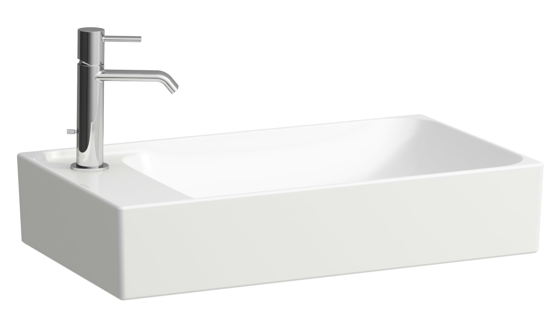 Laufen Meda mosdótál 60x35 cm négyszögletes mosdótálak fehér fényes H8121134001131