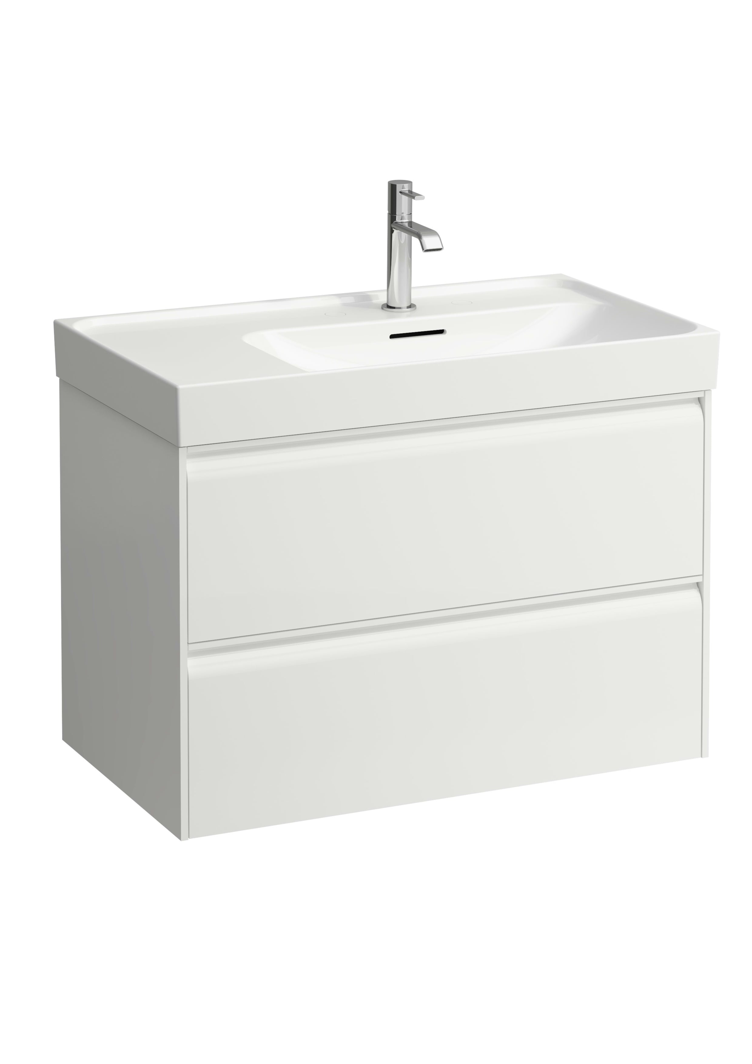 Laufen Meda szekrény 78.4x44.8x51.5 cm mosdókagyló alá akasztható fehér H4215920112601