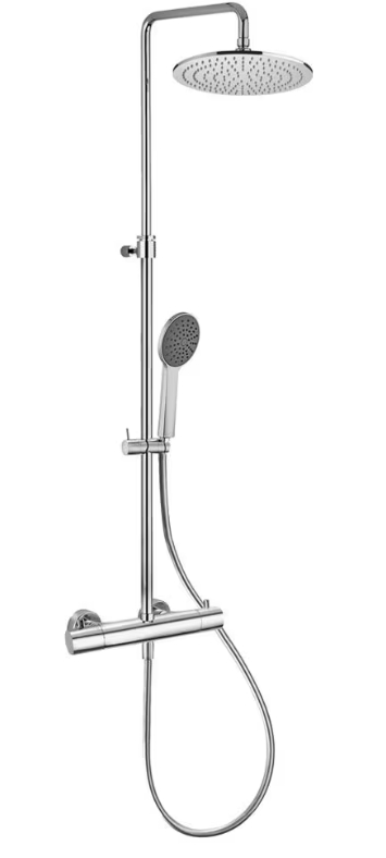 Kronenbach Duschsysteme 2.0 zuhany készlet fal termosztáttal trópusi zuhany opcióval króm 27114000 KBN
