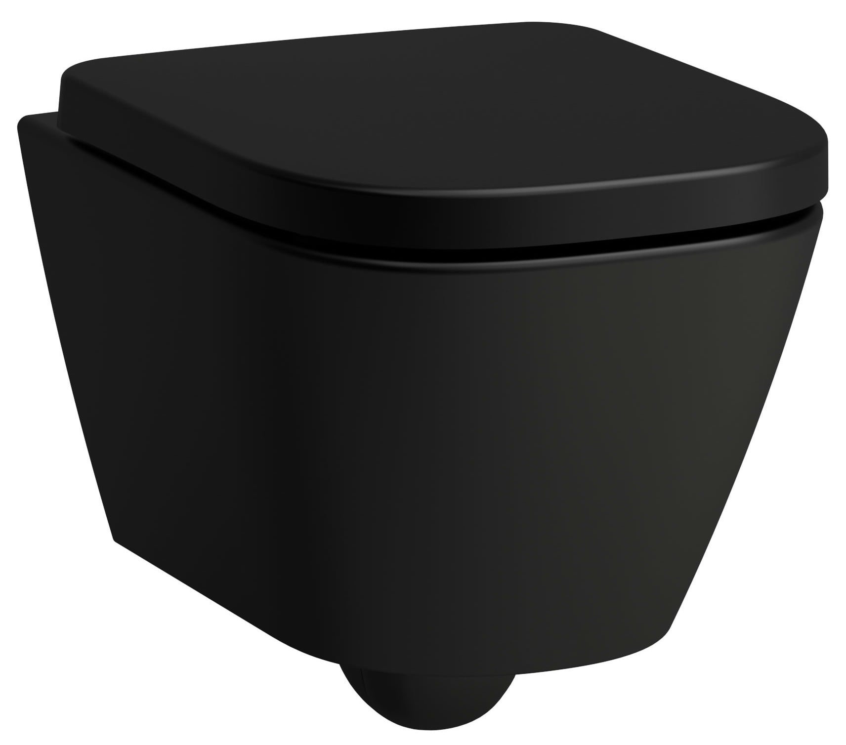 Laufen Meda wc csésze függesztett fekete matt H8201137160001