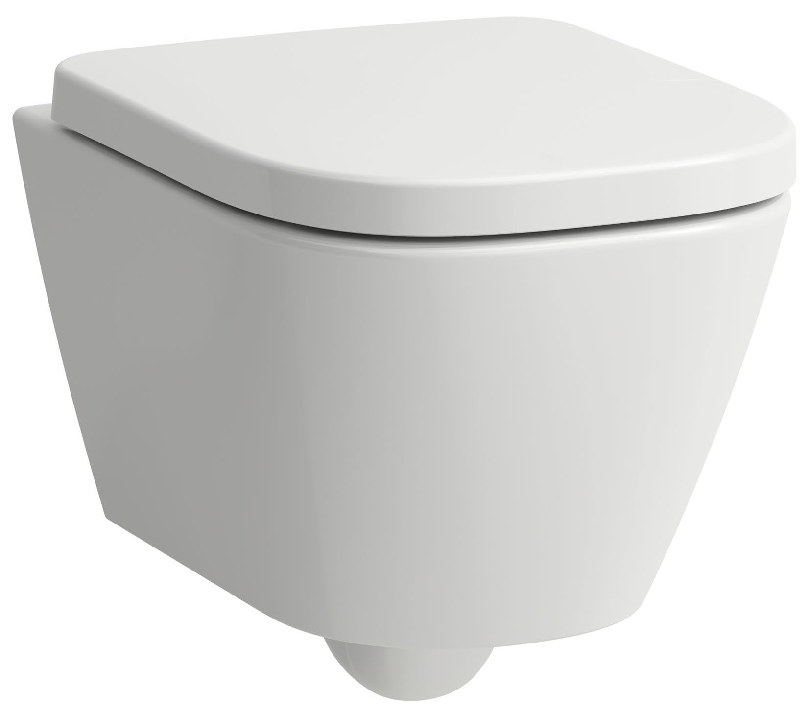 Laufen Meda wc csésze függesztett perem nélkül mély öblítéssel fehér matt H8201137570001