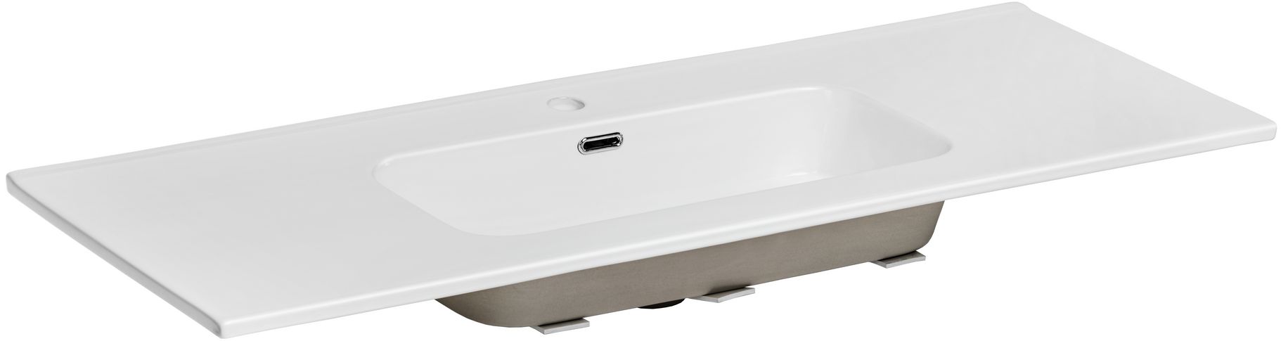 Comad Go mosdótál 121x46 cm négyszögletes beépíthető fehér GO 120D/DP -8095