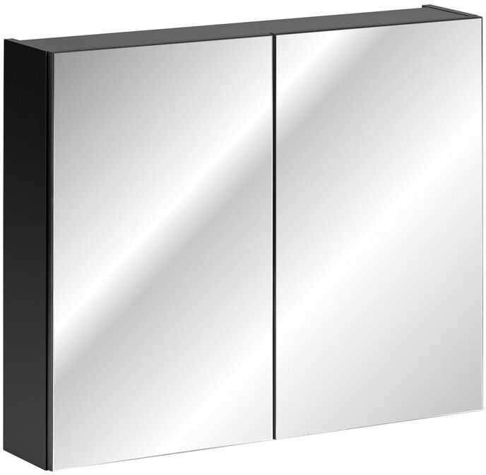Comad Santa Fe Black szekrény 80x17x65 cm tükörrel fekete SANTA FE BLACK 84-80-A-2D