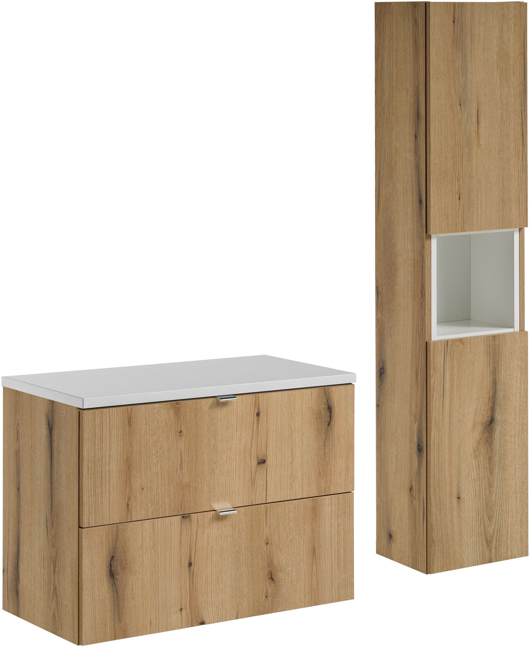 Készlet szekrény Comad Nova Oak NOVA OAK A 82-80-2S, szekrény Comad Nova Oak NOVA OAK A 80-03-2D(W80-01A), NOVA WHITE 89-80, NOVA WHITE 83-27-Q