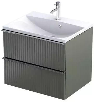 Oristo Etna szekrény 59.6x45.5x50 cm mosdókagyló alá akasztható OR52-SD2S-60-17R