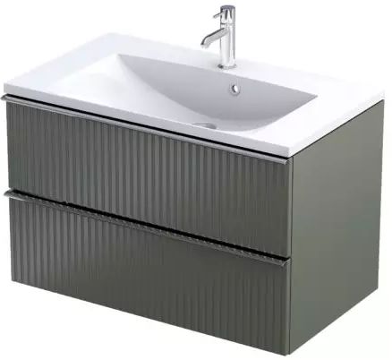 Oristo Etna szekrény 79.6x45.5x50 cm mosdókagyló alá akasztható OR52-SD2S-80-17R