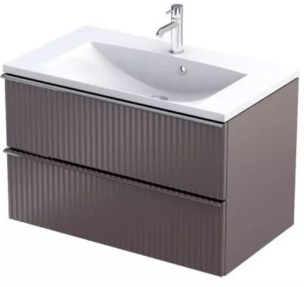 Oristo Etna szekrény 79.6x45.5x50 cm mosdókagyló alá akasztható OR52-SD2S-80-21R