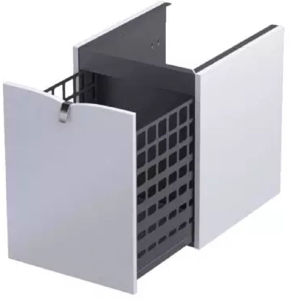 Oristo Siena szekrény 40x45.5x50 cm oldalra akasztható fehér OR45-SN1S-40-2