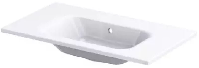 Oristo Uni mosdótál 81x46 cm négyszögletes beépíthető fehér UME-AR-80-92-BO