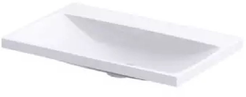 Oristo Compact mosdótál 60x38 cm négyszögletes beépíthető fehér UME-C-ET-60-92-BO