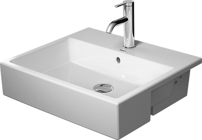 Duravit Vero Air mosdótál 55x47 cm négyszögletes fehér 03825500601