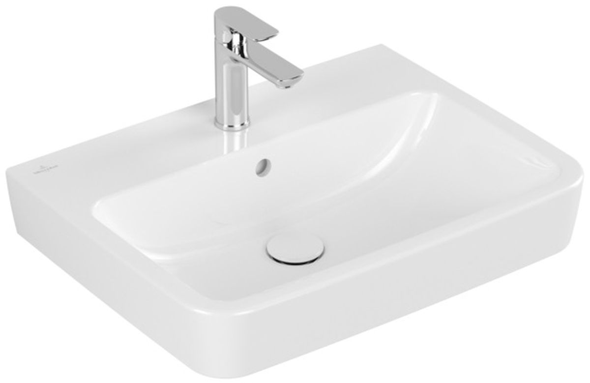 Villeroy & Boch O.Novo mosdótál 60x46 cm négyszögletes klasszikus fehér 4A416G01