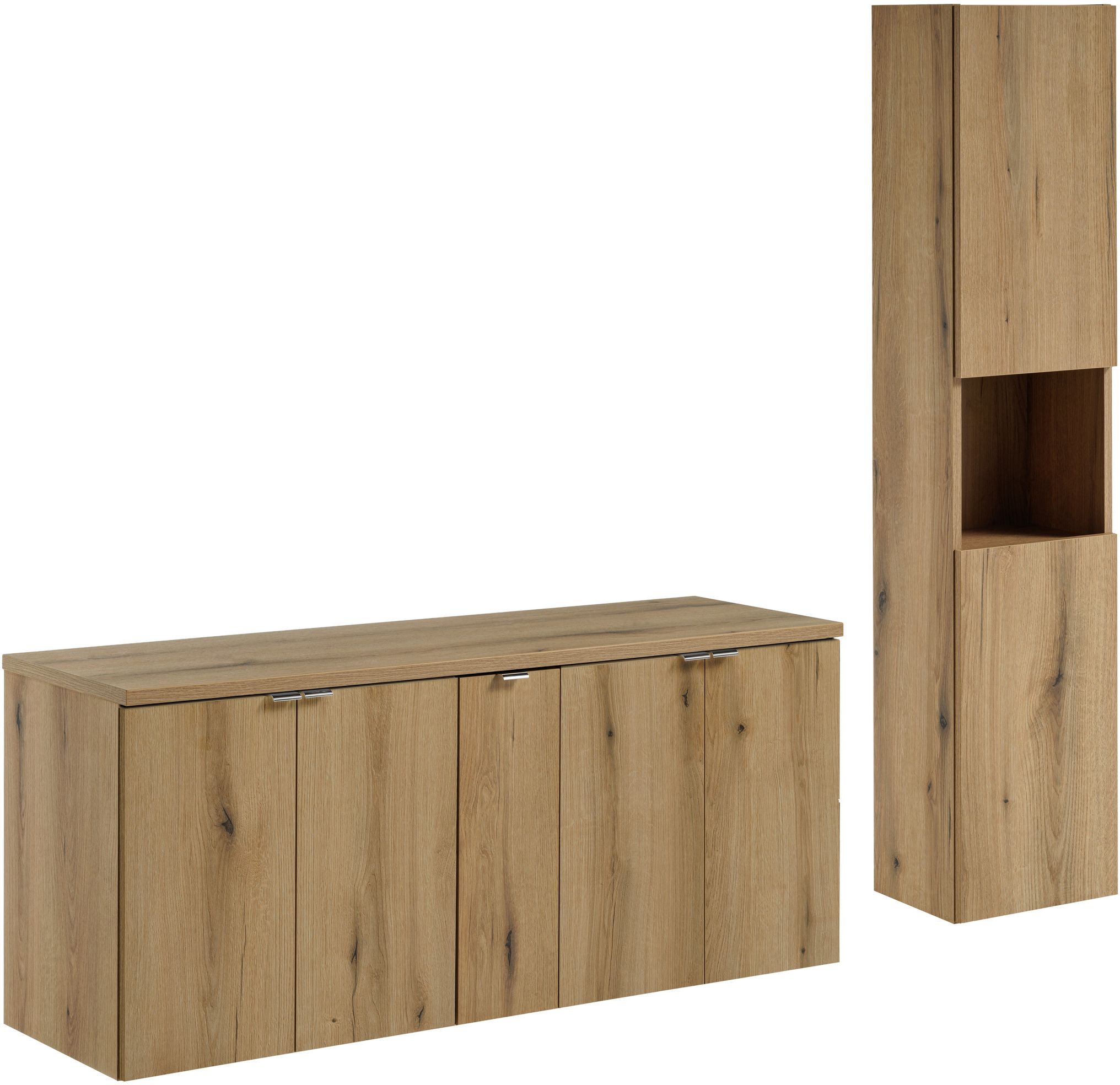 Készlet szekrény Comad Nova Oak NOVA OAK A 80-03-2D(W80-01A), szekrény Comad Nova Oak NOVA OAK A 82-60-2D, NOVA OAK A 81-20-1D(W81-01A), NOVA OAK A 89-140