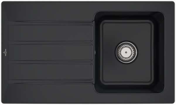 Villeroy & Boch Architectura kerámia mosogató 86x51 cm fekete 335001R7