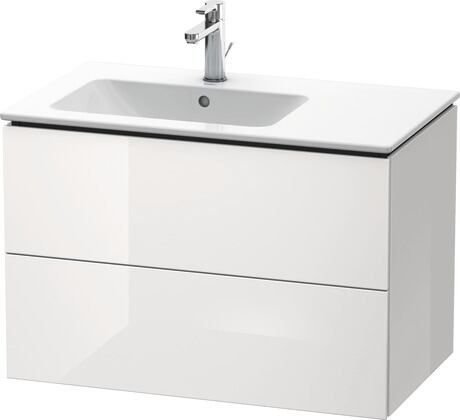 Duravit L-Cube szekrény 82x48.1x55 cm mosdókagyló alá akasztható fehér LC629102222