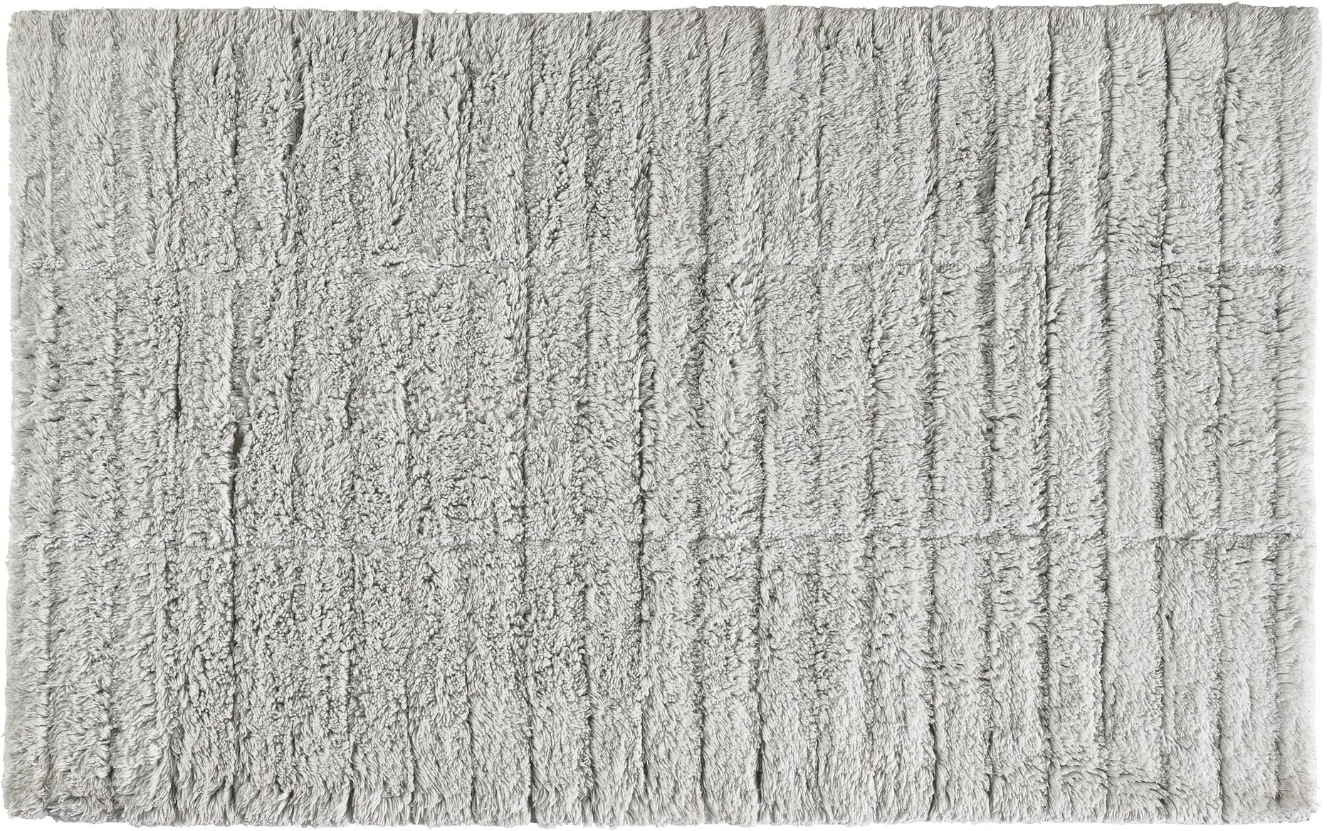 Zone Denmark Solo fürdőszoba szőnyeg 80x50 cm négyszögletes szürke 331849