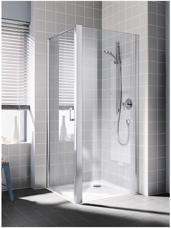 Kermi Cada XS zuhanyfal 50 cm ezüst fényes/átlátszó üveg CKTWD05020VPK