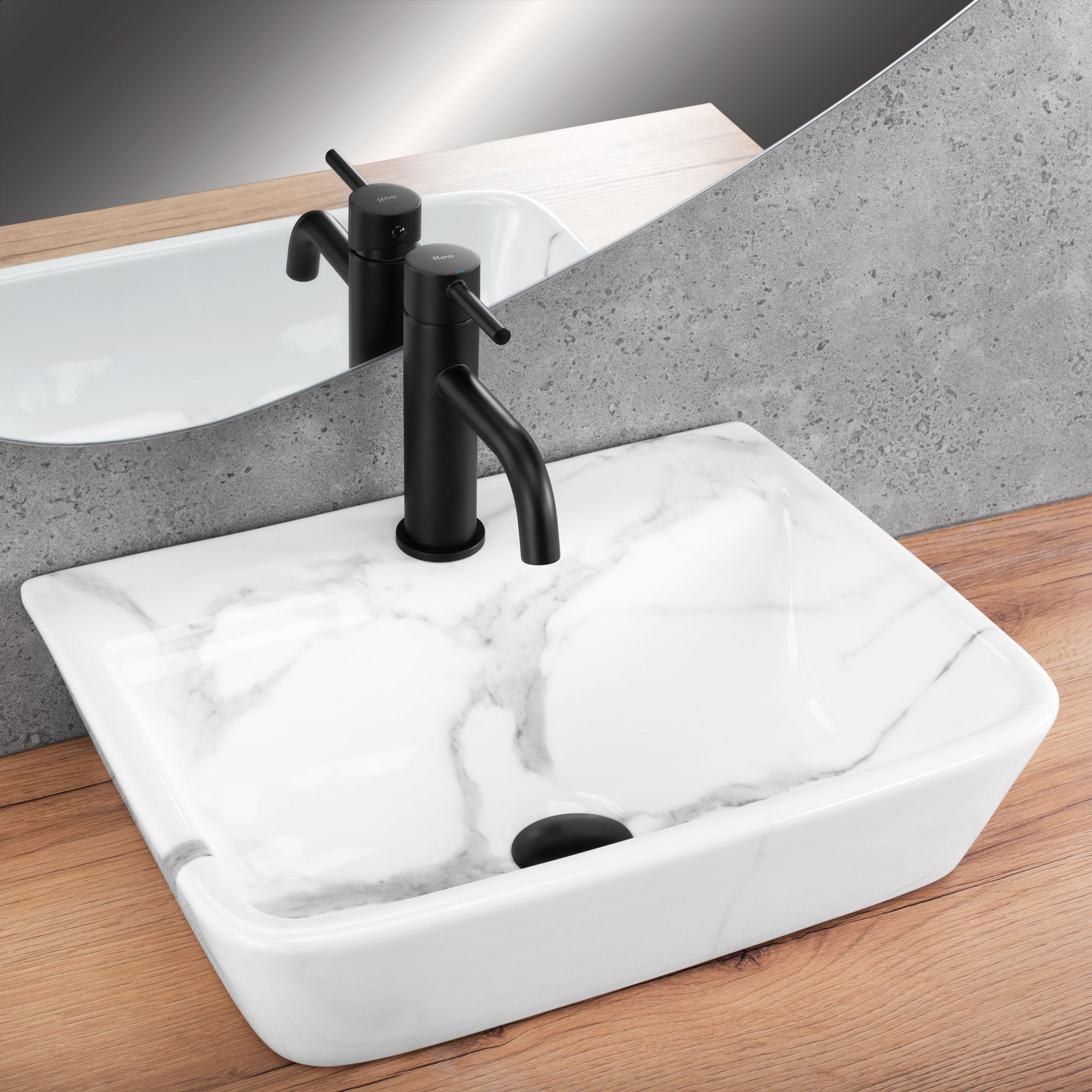 Rea Altea mosdótál 45.5x36 cm mosdótálak REA-U9242